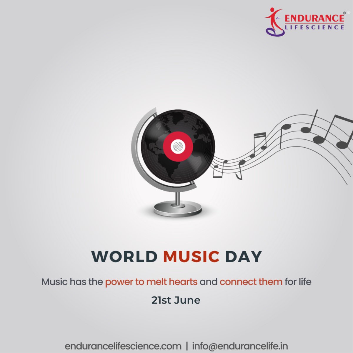 EnduranceLifes3's tweet image. Harmonize your soul with the rhythm of life. 🎶 Join us as we celebrate World Music Day with a symphony of melodies and endless inspiration.

#EnduranceLifescience #WorldMusicDay #HarmonyOfLife #MelodiesOfTheWorld #MusicInspiration #CelebrateMusic #MusicalJourney #SoulfulSounds