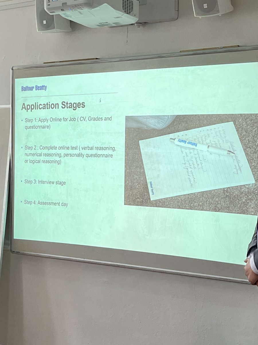 An informative talk on apprenticeships and opportunities from Balfour Beatty yesterday - really great to hear about different routes and options! #parksidesixth #ibdp #apprenticeships #balfourbeatty