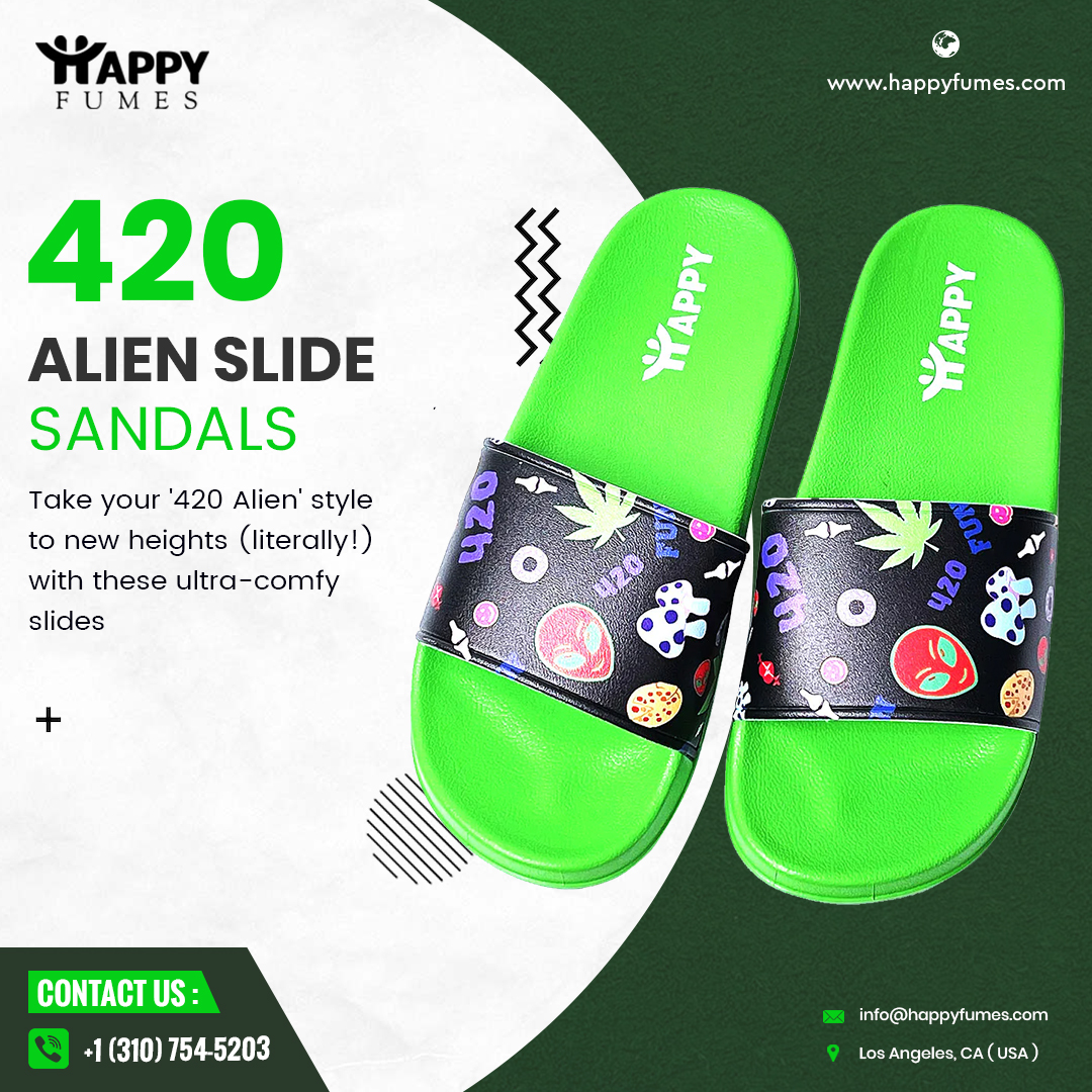 420 Alien Slide Sandals

Take your '420 Alien' style to new heights

#slippersocks #casualshoes #slipons #footwear #loafers #sandals #womenslippers #slipper #slippershoes #onlineshopping #onlineslippers
#fastshipping #quickshipping #shopping #lyfstyle #happyfumes #onlinestoreusa