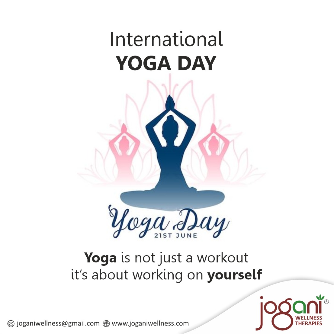 jogani_wellness's tweet image. International YOGA DAY from JOGANI Wellness
Yoga is not just a workout it’s about working on yourself
#jogani #yogaday2023 #joganiwellness #yoga