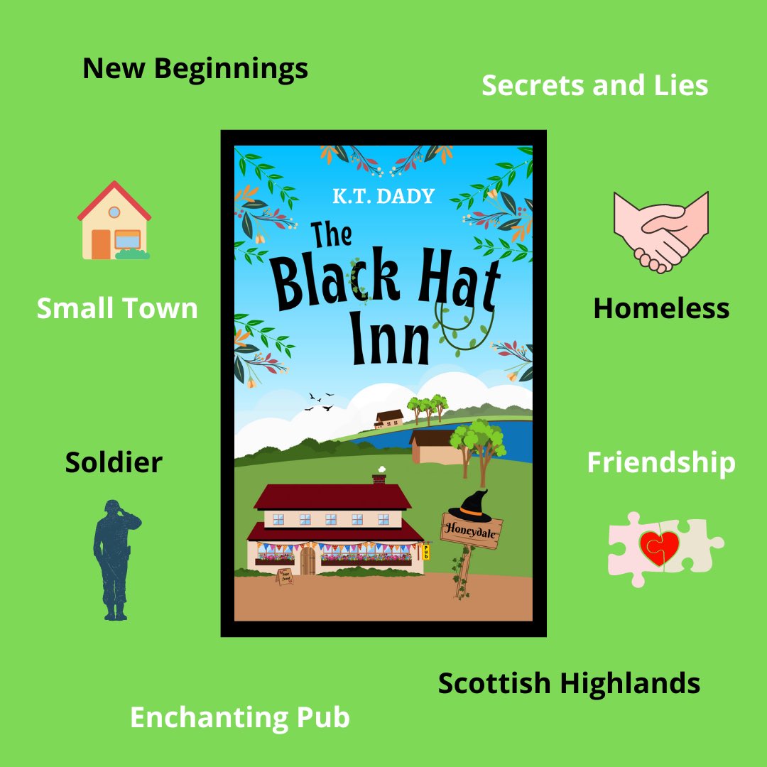 📚 Book 2 in the #honeydaleseries is available to pre-order. Only 99p.

📖 Winnie Hart takes pity on the homeless man she finds sleeping in her storage barn, but all is not what it seems.

📍 mybook.to/BlackHatInn 

#scottishhighlands #novella #womensfiction #smalltownromance