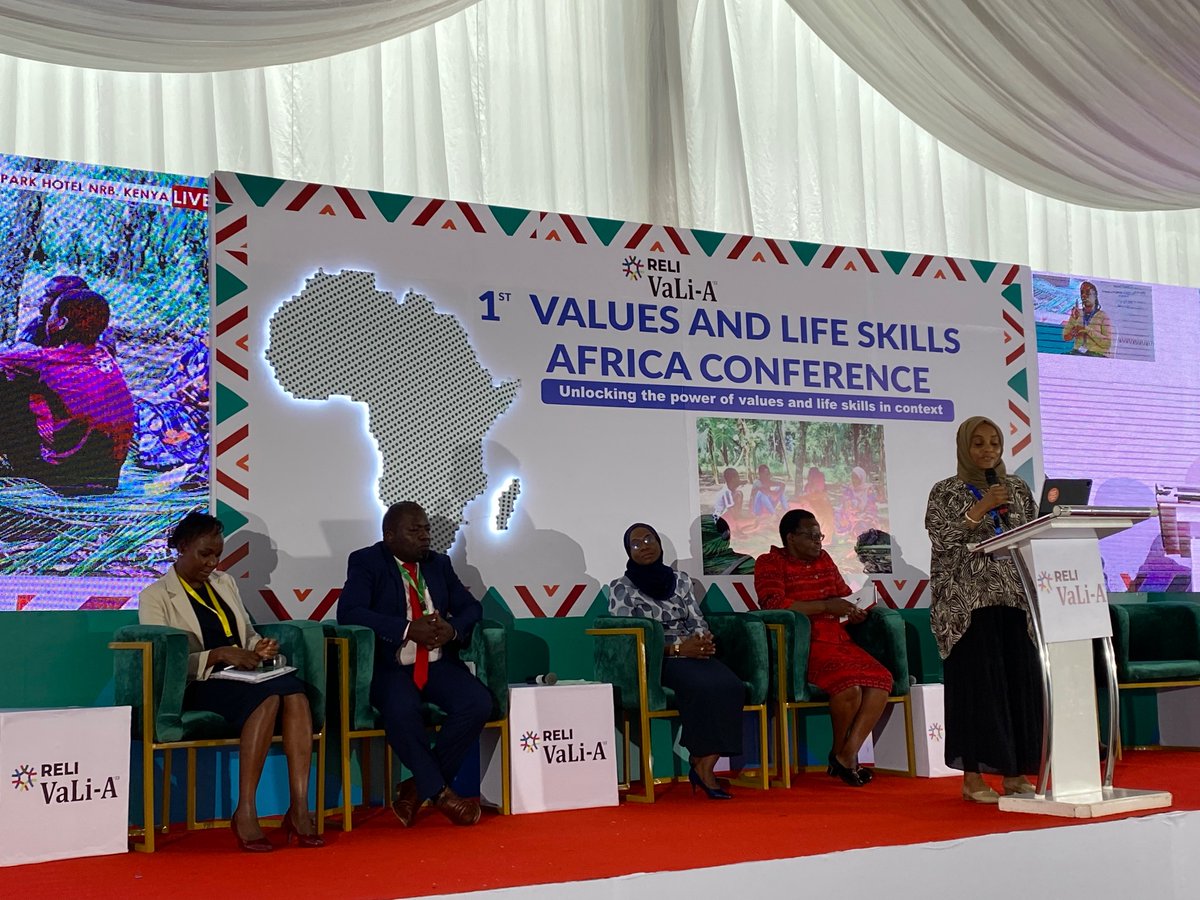 Day 1 of the inaugural Values and Life Skills Africa conference #valiafricaconference “What a great moment to be ALiVE!” @khadijahshariff
