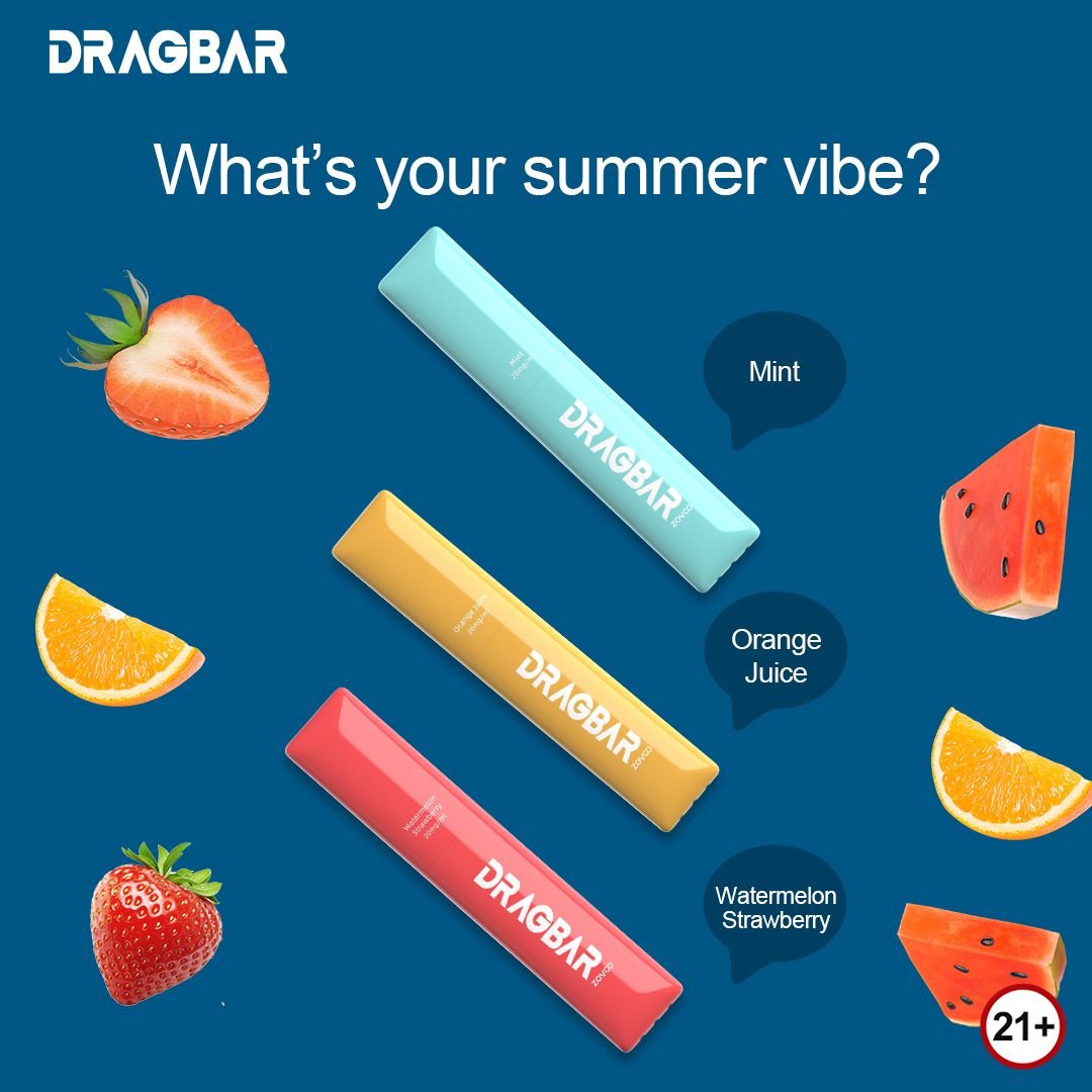 dragbarofficial's tweet photo. 🏖Summer is calling, so are there DRAGBAR...
.
.
.
#dragbar #TrySlim #summervibes
Warning: The device contains e-liquid with the addictive chemical nicotine for adult use only. Not for the U.S. market. https://t.co/lnnJPVdsqt