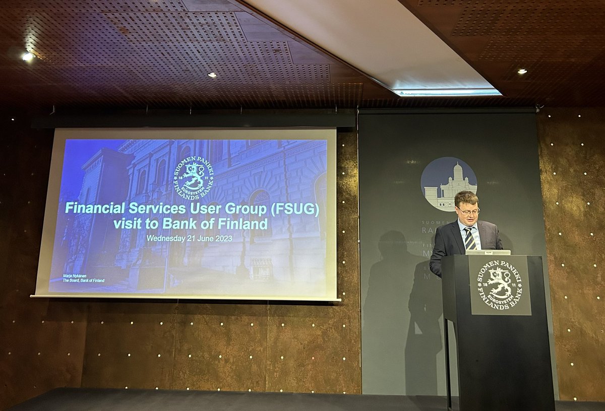 WonderWomanPSR's tweet photo. Comenzamos el día en el Banco de Finlandia @ComisionEuropea @asufin_ #FSUG #FinancialUsersGroup https://t.co/uuzgNiRPTY