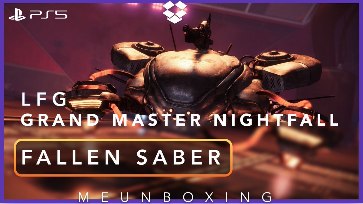 meunboxing's tweet image. Fallen SABER GrandMaster Nightfall  Random LFG No Mic #destiny2 #season21 #GrandMasterNightfall youtu.be/YmjLnGqM15I