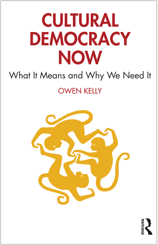 MiaawNet's tweet photo. Tonight at 17:00 UTC 
Arlene Goldbard talks to Owen Kelly about his new book Cultural Democracy Now on the 2nd Miaaw Live! Zoom event.

Register here for your free ticket: 

https://t.co/yeRSjKXfOu

#CulturalDemocracy #bookTalk https://t.co/aeFu1BeTCH