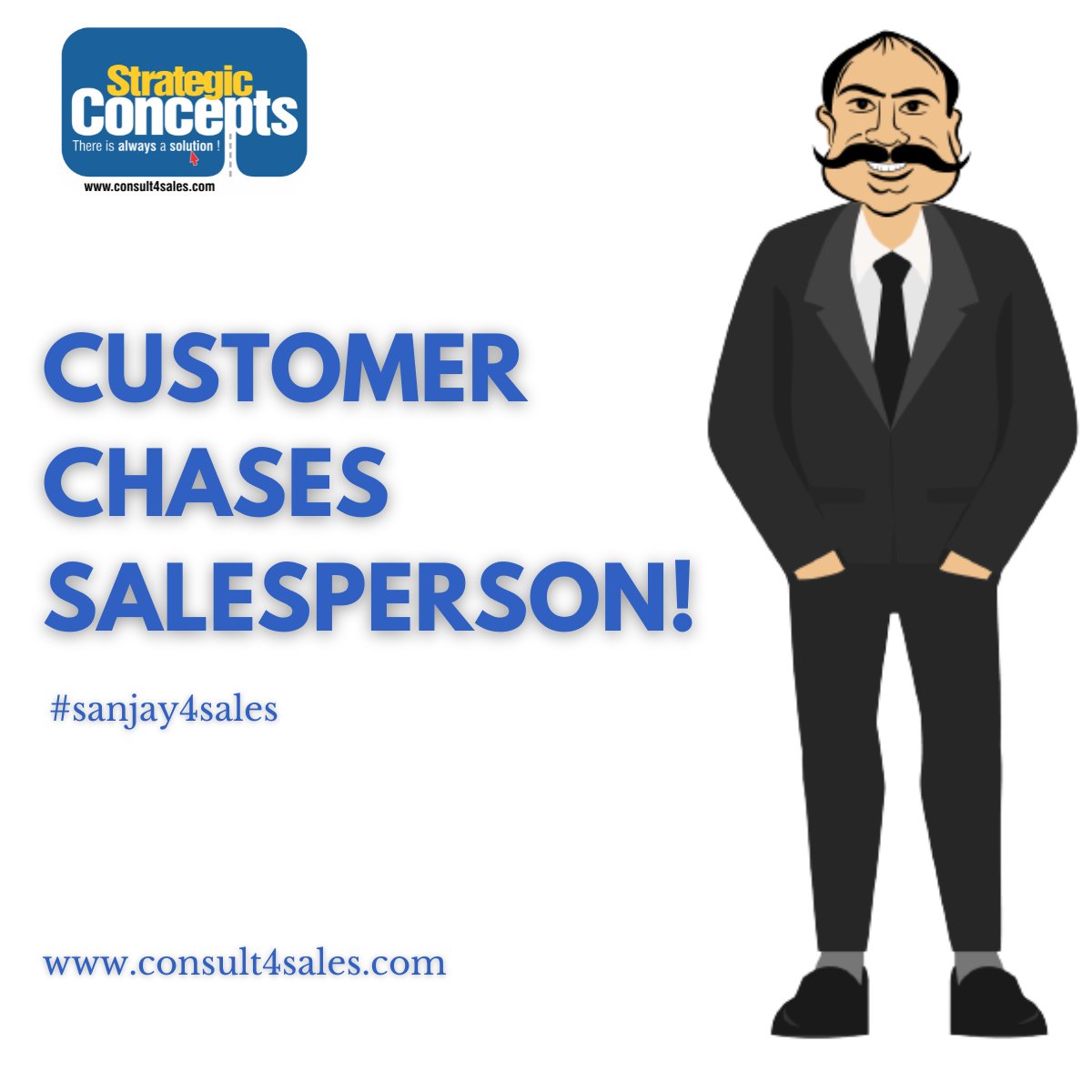 Begging Salespersons chase Customers.
Smart Salespersons are chased by Customers!

Do you agree?

How?

#sales #salesperson #salespersons #salestraining #salescoaching #salesgrowth #salesperformance #salesperformancemanagement #salestrainer #salestips #salesmanagement