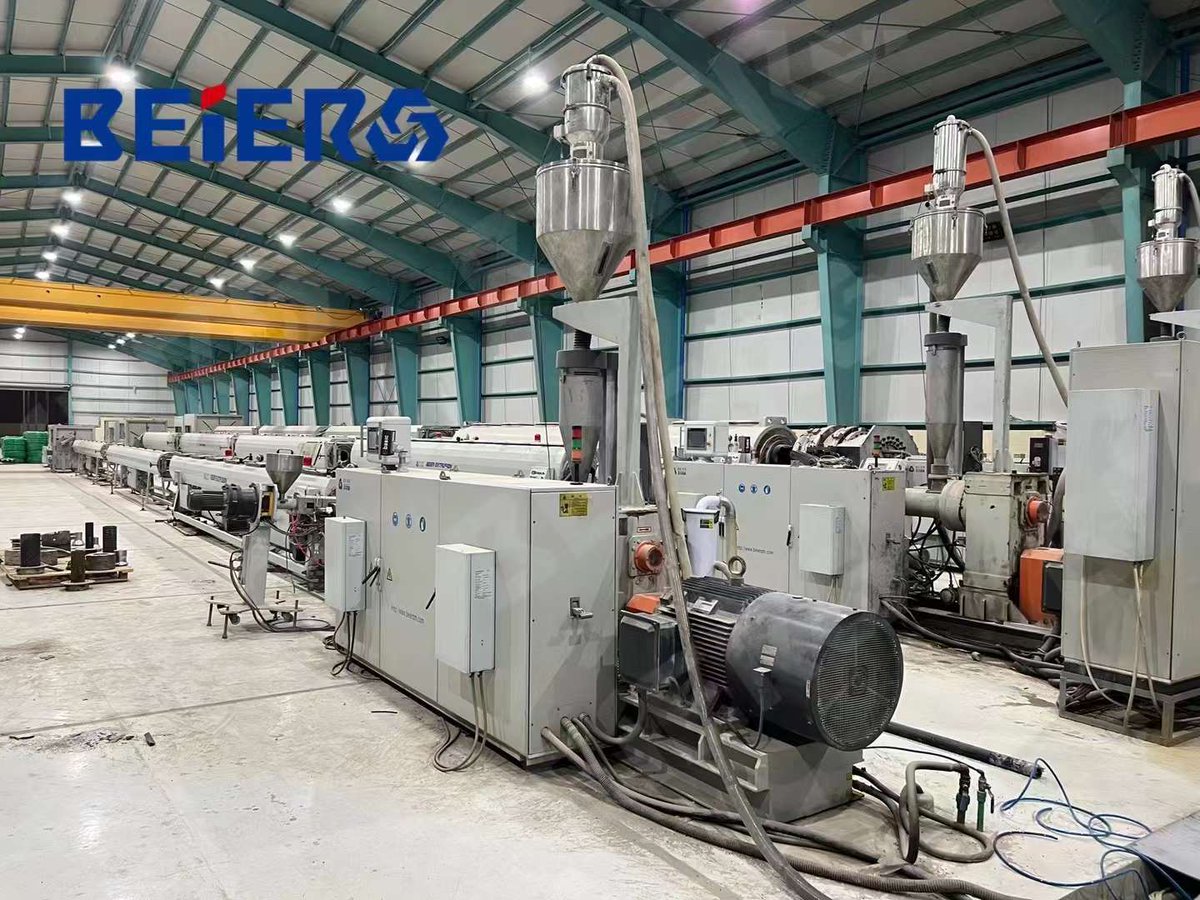 beier_group's tweet image. Φ 16-1000MM PVC Pipe Extrusion Line
This customer's factory is filled with Beier's pipe extrusion lines, which have been running for years stably and efficiently.
E-mail: info@beierpm.com
#pipeextrusionline #pipeextrusionmachine #extrusionline #extrusionmachine
