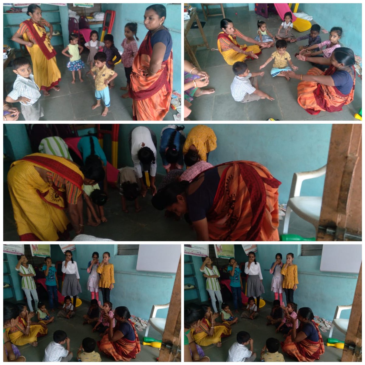 જિલ્લો અરવલ્લી મોડાસા ઘટક -1 ના આંગણવાડી કેન્દ્ર માં યોગ દિવસની ઉજવણી..