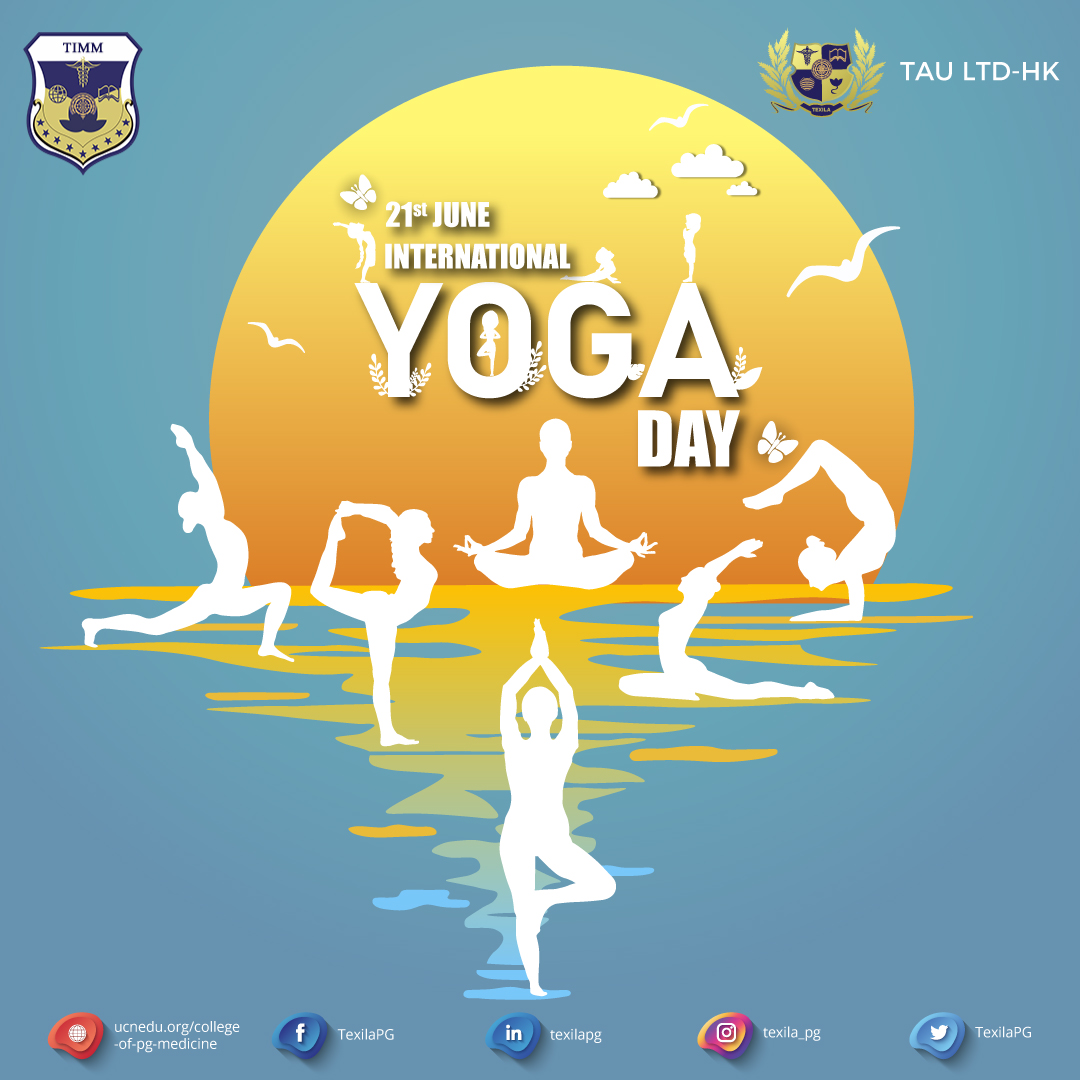 Yoga is the dance between the body and the soul, a harmonious union that brings balance, peace, and serenity to our lives

#Texila #TexilaAmericanUniversity #TexilaPG #InternationalYogaDay2023 #YogaDay #YogaForWellness #YogaForHealth #YogaEveryDay