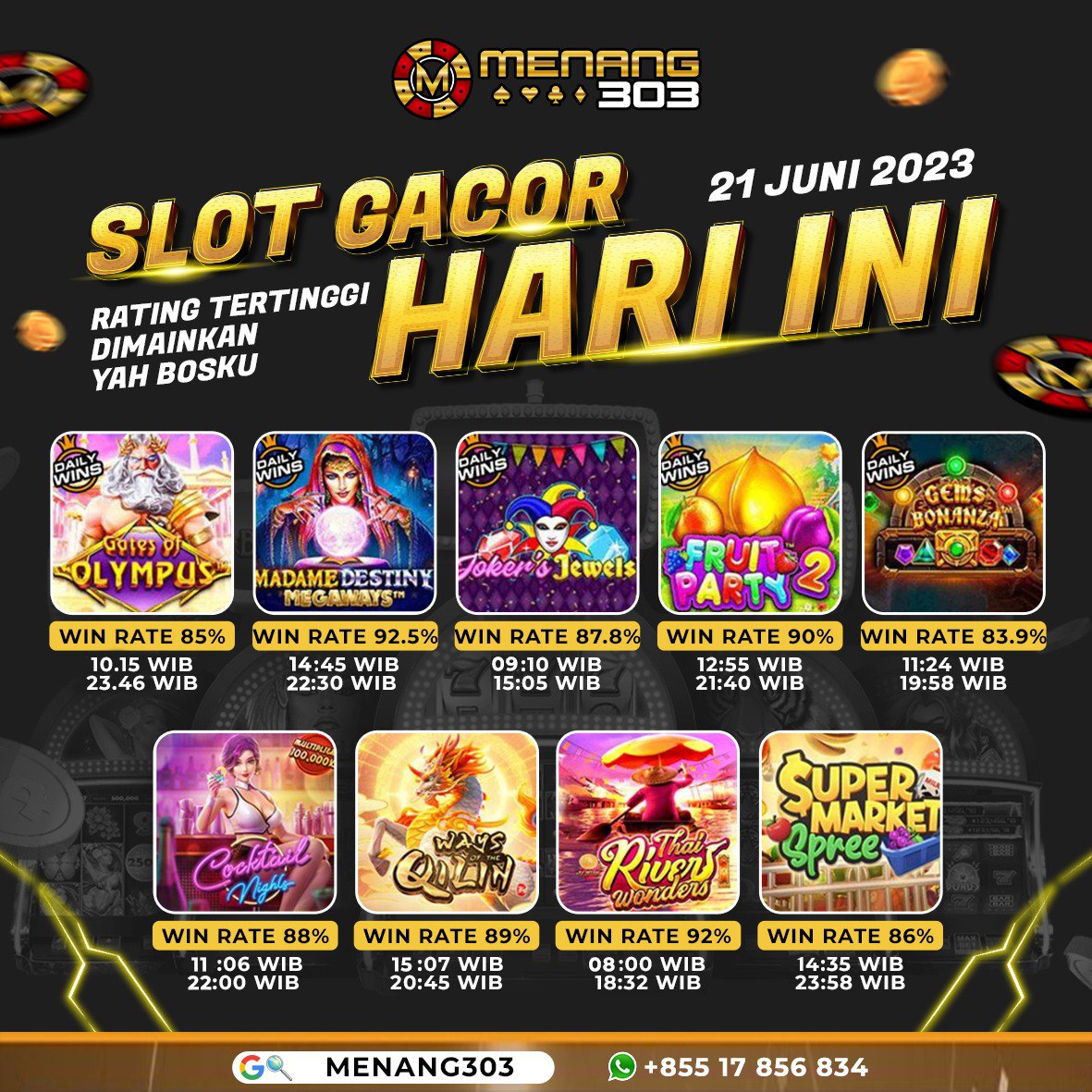 menang3o3's tweet photo. Link gacor di bio 👇

#slotgacor 
#infoslotgacorhariini 
#gameslot
#fyp
#jakartakeras 
#jakartainfo https://t.co/1C0wZhiAqe