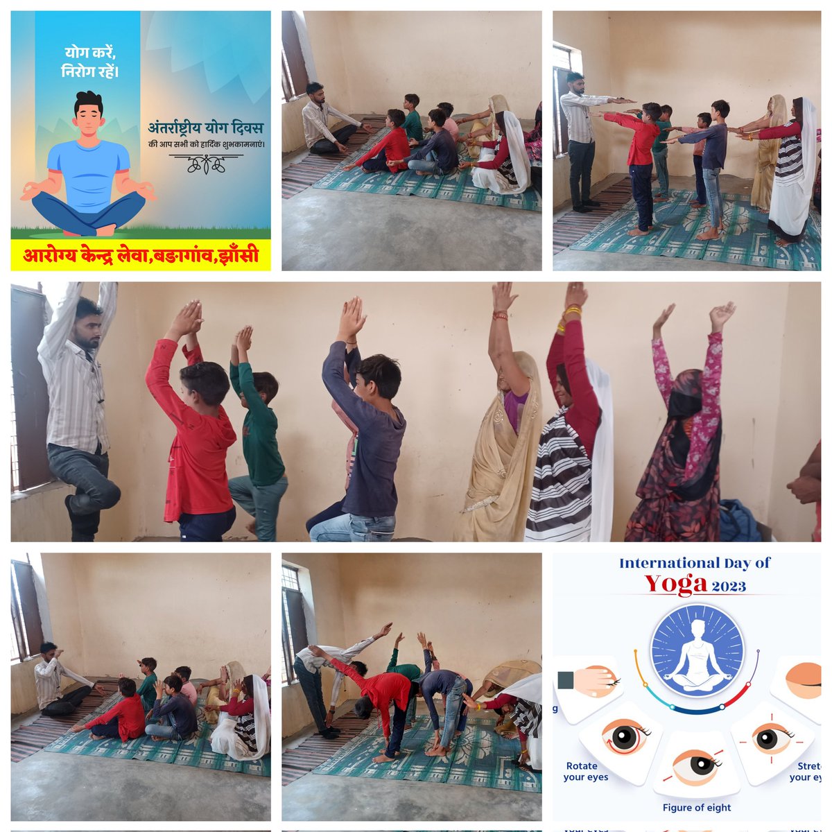 officehwclewa's tweet photo. #CelebratingInternationalYogaDay at HWC Lewa
आइए, हम सभी योग के माध्यम से अपने शरीर, मन और अंतःकरण को शुद्ध करें।
समृद्ध प्राचीन सनातन पुरातन भारतीय योग विज्ञान का प्रकाश पूरी दुनिया में फैलाकर अपने संस्कार "वसुधैव कुटुंबकम" को वैश्विक प्रतिष्ठा दिलाएं। https://t.co/t1rJXgAyka