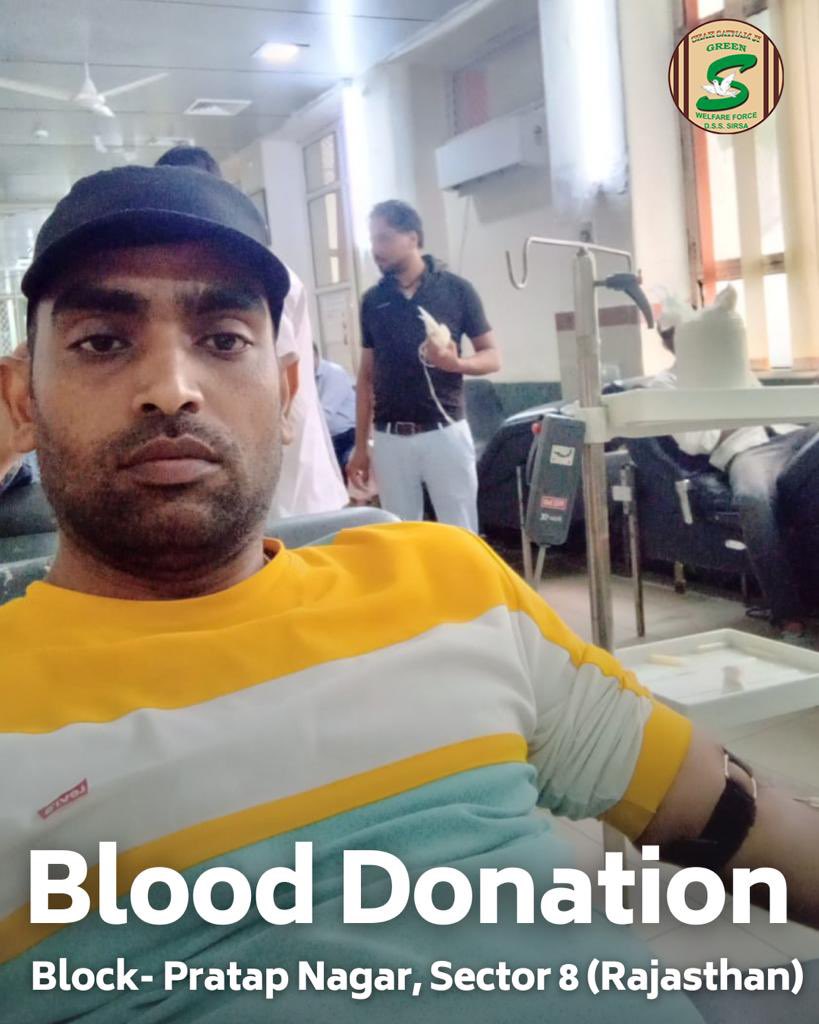 Members of Shah Satnam Ji Green 'S' Welfare Force Wing are stepping up to donate blood🩸 selflessly for those in need. A true embodiment of fraternity & dedication towards humanity!
#LifeSavers #BloodDonation #TrueBloodPump