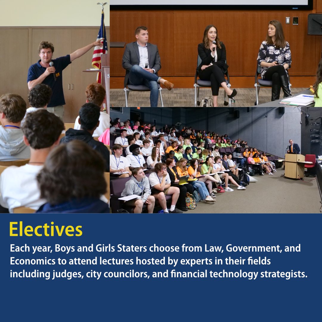 The fourth day of the program saw both parties finalize their platform/resolution and candidates for statewide office speak to the entirety of Boys State during candidates forum.
In honor of Flag Day, a memorial service was held.
Review this post to find out more! #MABS23
(1/2)