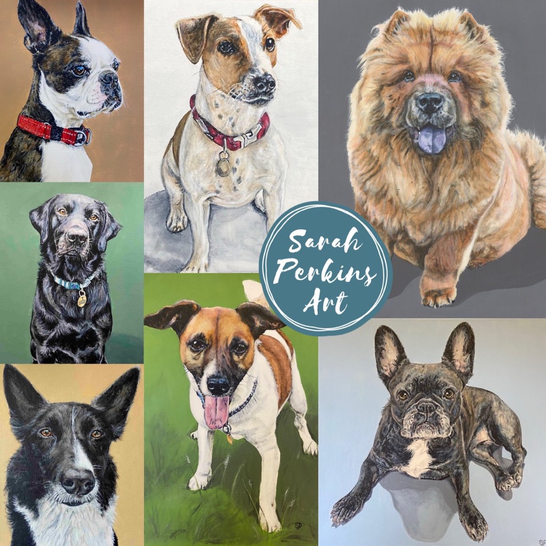 Immortalise a lifetime of love with a stunning #petportrait of your beloved #dog @SarahPerkinsArt uses acrylics to capture the personality and character of your canine companion, creating a work of art that can be treasured forever dotty4paws.co.uk/businesses/lis… #Earlybiz