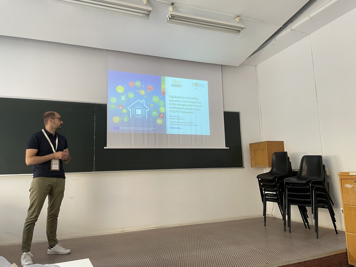 D2EPC (@d2epc) on Twitter photo D^2EPC was represented at the <a href="/sustainplaces/">Sustainable Places Conference</a> 2023 by Nikos Katsaros from CERTH.
He participated in the #workshop "#Digitalisation Of Energy Performance Assessment To Enable #Retrofits"
🔗 Read more on our website: d2epc.eu/en/news-events… D^2EPC was represented at the <a href="/sustainplaces/">Sustainable Places Conference</a> 2023 by Nikos Katsaros from CERTH.
He participated in the #workshop "#Digitalisation Of Energy Performance Assessment To Enable #Retrofits"
🔗 Read more on our website: d2epc.eu/en/news-events…