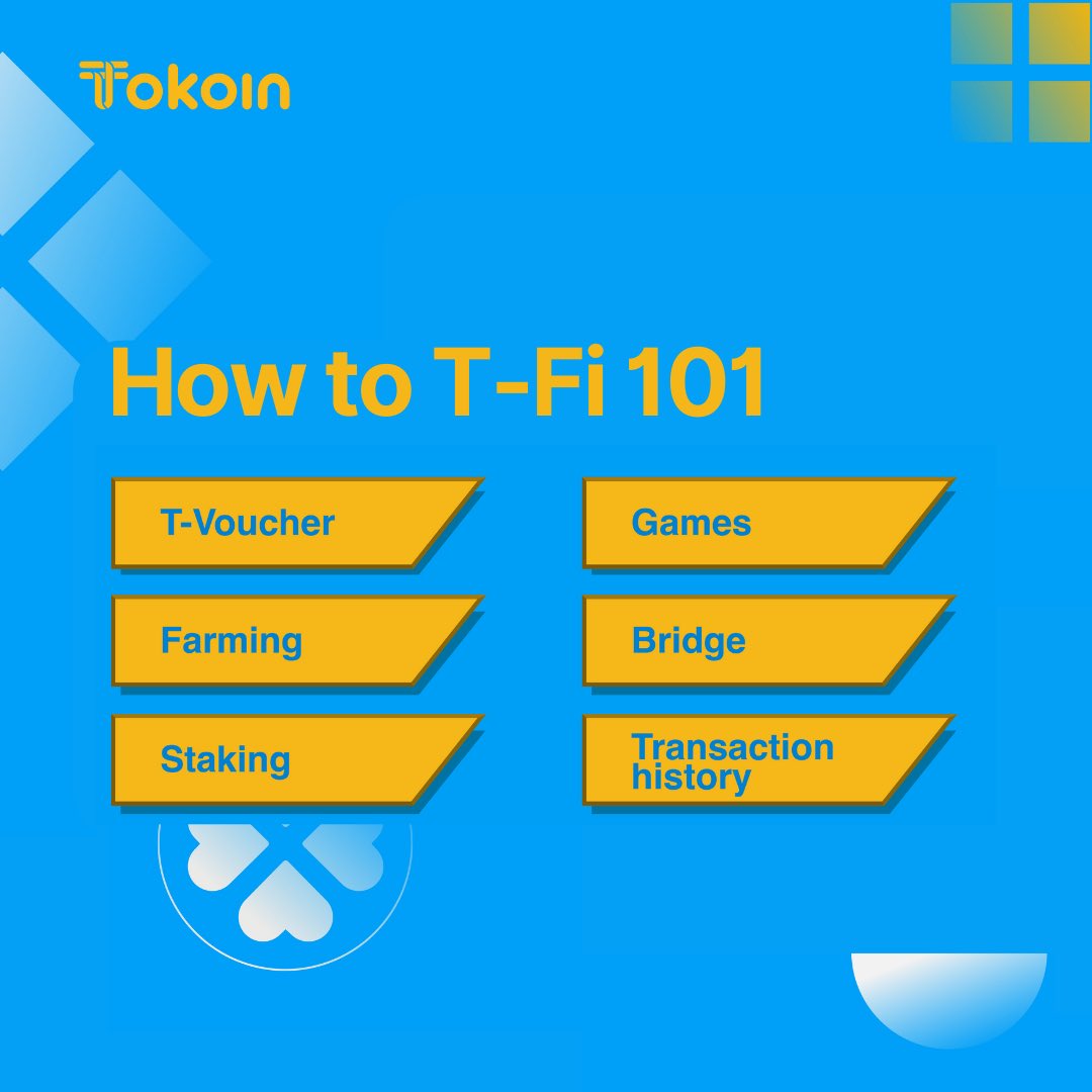 T-Fi 101 (Tokoin De-Fi)✨ Know what T-Fi is just in swipes away ~ #Tokoin #Blockchain #DeFi $TOKO