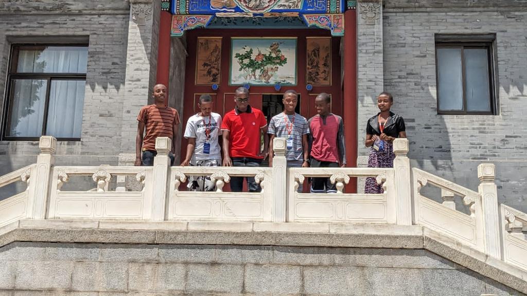 ngogarwanda1's tweet photo. Team Rwanda and our mascot Ngoga are currently in China for the Intl. Mathematics summer Camp, joined by students from 30 countries. We're preparing for the upcoming IMO in Japan from 2nd to 13th July. Our resilient team is working hard and pushing forward! #TeamRwanda #IMO2023 https://t.co/HL6NPaA2dl