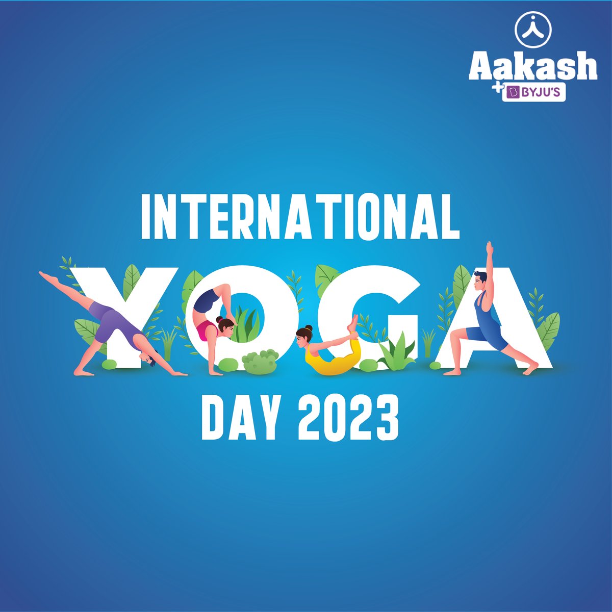 Embrace the values of Yoga and work to connect with our mind, body and spirit.    

#InternationalYogaDay #PhysicalWellbeing #MentalWellbeing #Yoga #Practice #Aakash