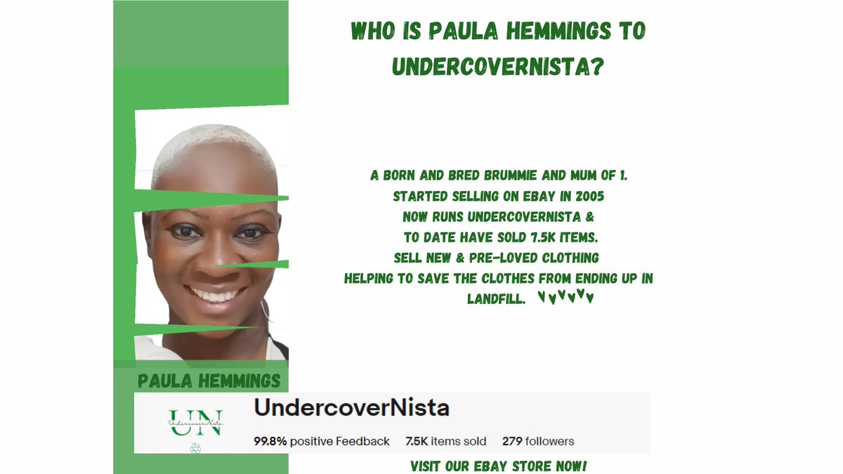 NistaUndercover's tweet image. &quot;Meet the mastermind behind Undercovernista! Bringing you fashionable finds at affordable prices. Sustainable fashion at its finest 👗🌿 #prelovedclothes #sustainablefashion #thriftingcommunity #ecofriendlyliving #secondhandstyle #shopsmallbusiness #undercovernistaowner&quot;