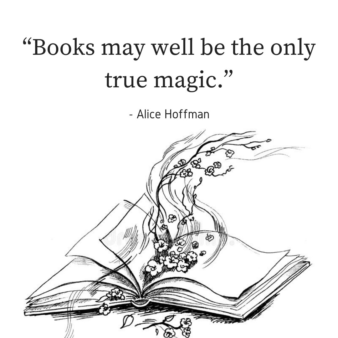 'Books may well be the only true magic.' – Alice Hoffman
#BookoftheDay #TSTheErasTour
#NFT #NFTs #authorlife 
#Writerslift #novels #novellas #WIPs #ShamelessSelfPromo #authors #authorscommunity #BookLover #readerscommunity  #author #WritingCommunity #NFTartist 
#AuthorsOfTwitter