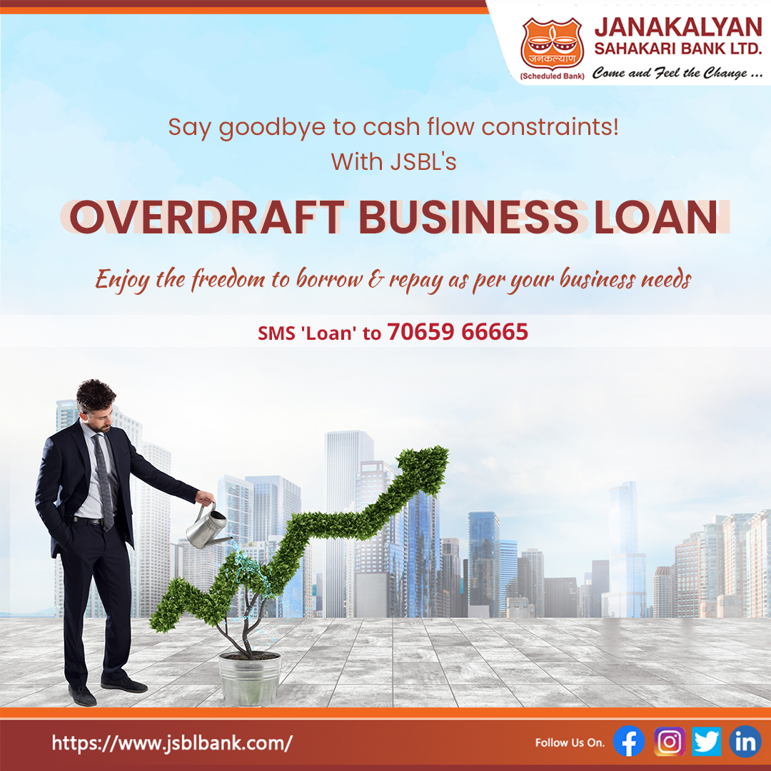 JanakalyanBank's tweet photo. Overdraft Business Loan

For further details SMS 'Loan' to 70659 66665

#BusinessSupport #OverdraftLoan #FinancialSecurity #JanakalyanSahakariBank #JSBLBANK

To Know More click : https://t.co/tfFlklOSrb https://t.co/oCBlfihLAr