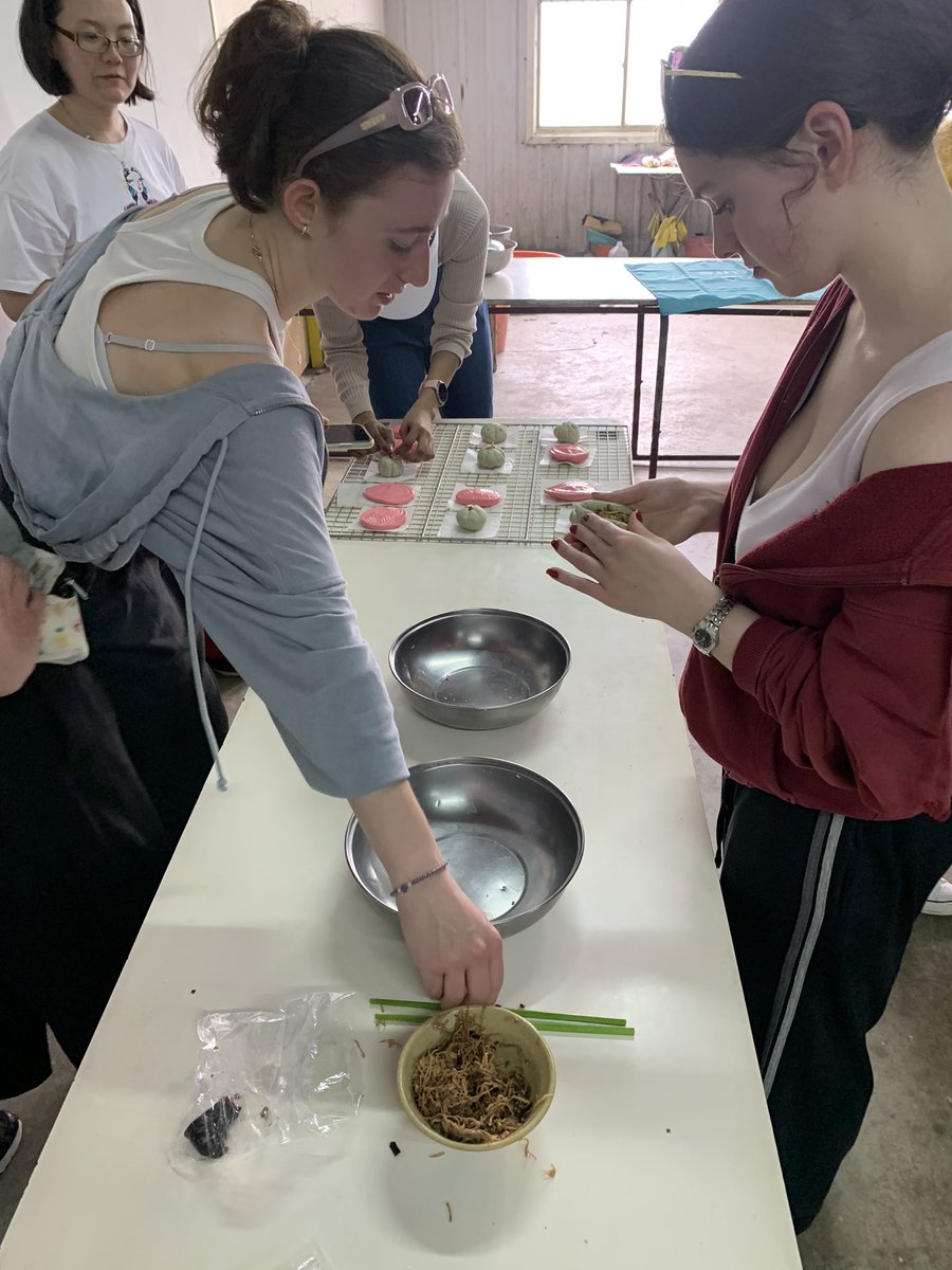 Day 1 of the Taiwan adventure 🇹🇼 with <a href="/TynecastleHigh/">Tynecastle High</a> and <a href="/CastlebraeCCC/">Castlebrae</a> After a long flight to Taipei we visited Hsinchu City God Temple and got to work making our very own rice noodles. <a href="/SwireCentreEdin/">SwireCentreEdin</a>