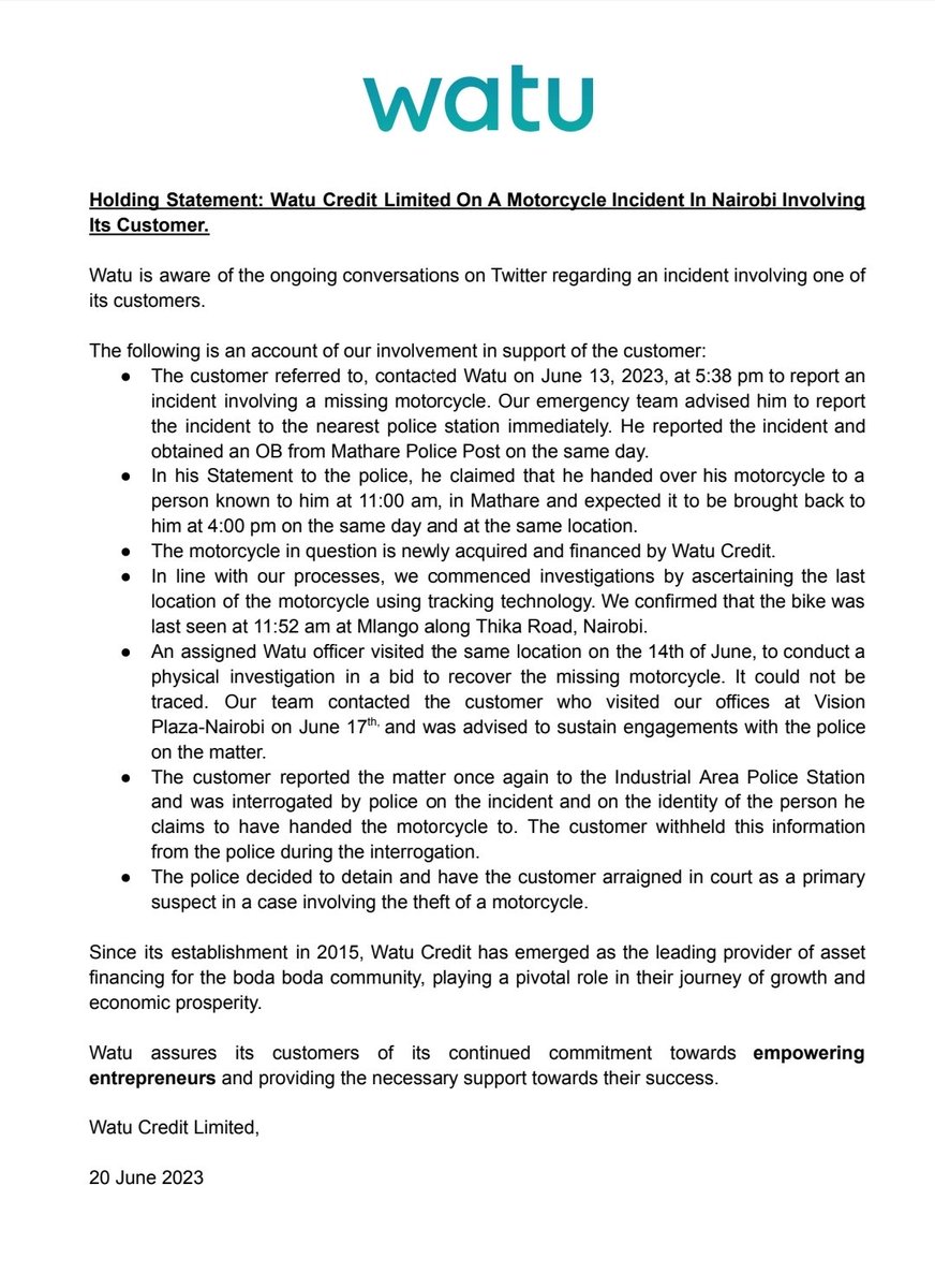 Watu | Kenya tweet media