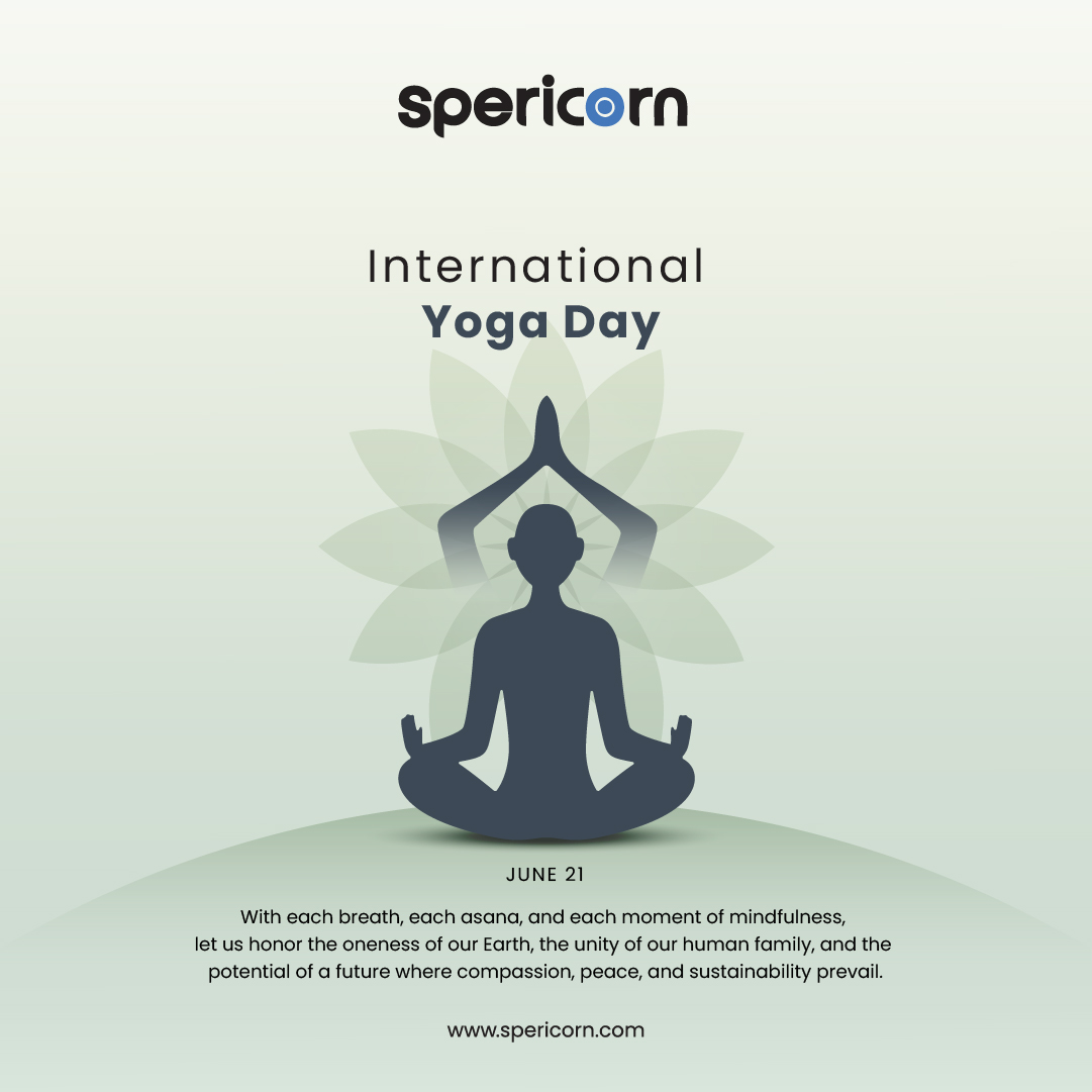 spericorn's tweet photo. With each breath, each asana, and each moment of mindfulness, let us honor the oneness of our Earth, the unity of our human family, and the potential of a future where compassion, peace, and sustainability prevail.

#spericorntechnology #internationalyogaday2023 #Mindfulness https://t.co/swCqiSbNN4