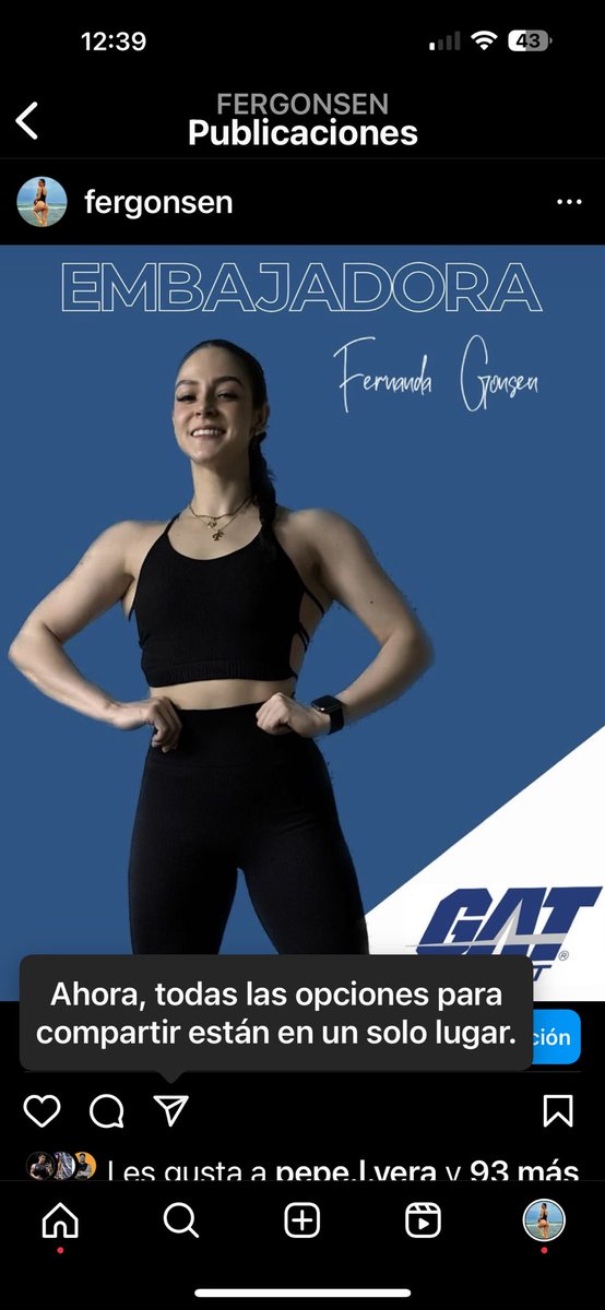 ¡Soy la más feliz de compartir con ustedes que el día de hoy me uní a @GATSPORTUSA para formar parte de esta gran familia! #competeharder