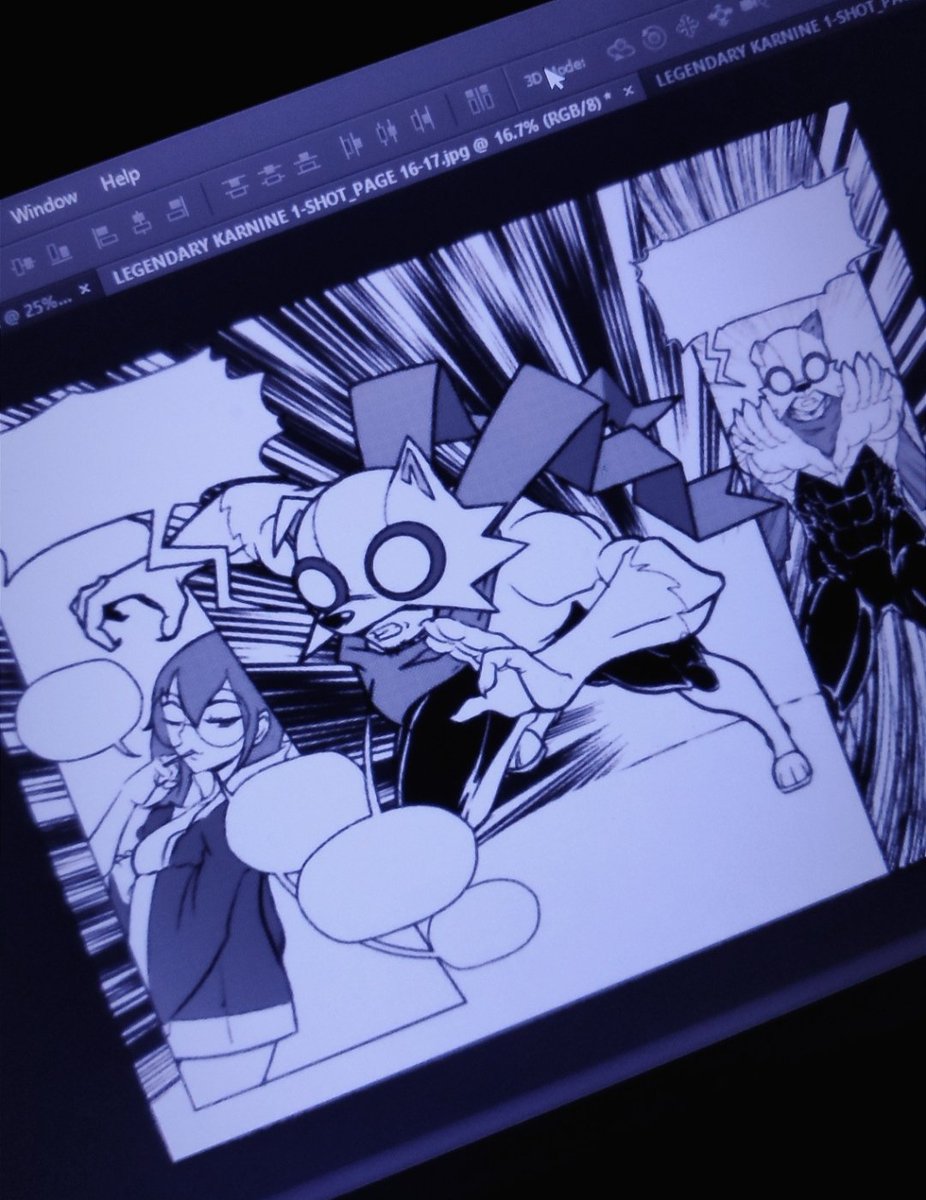 Funky_Rol87's tweet photo. Almost there, few pages to go before dialogues #legendarykarnine #comics #manga #comicsgate https://t.co/xJMM1SyQI1