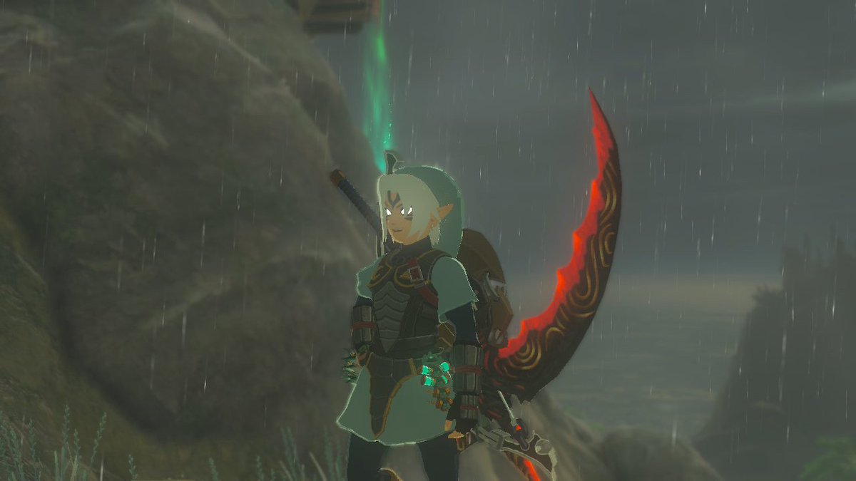 DBL0C's tweet photo. Silver lizalfos horn look so cool #totk https://t.co/4dRl0NeTj0