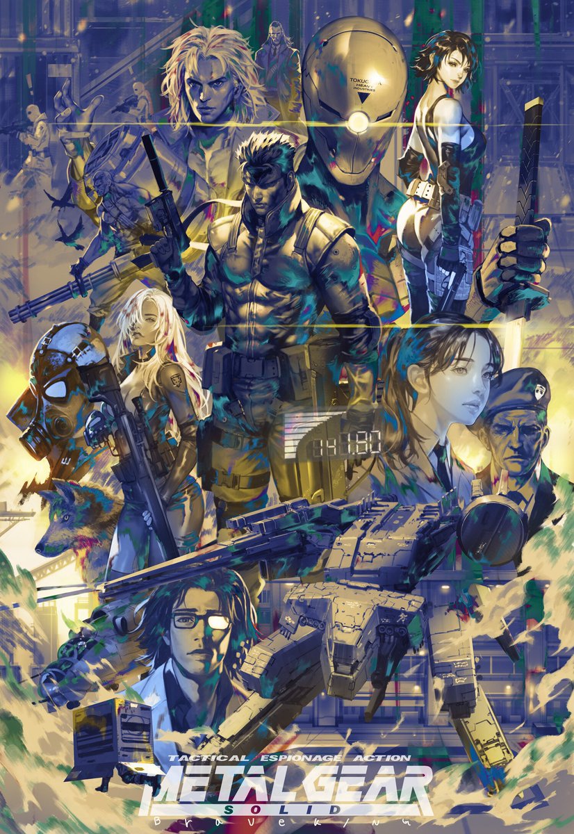 Metal Gear Solid By Ham Sung Chul artstation.com/braveking

#メタルギア #MetalGearSolid