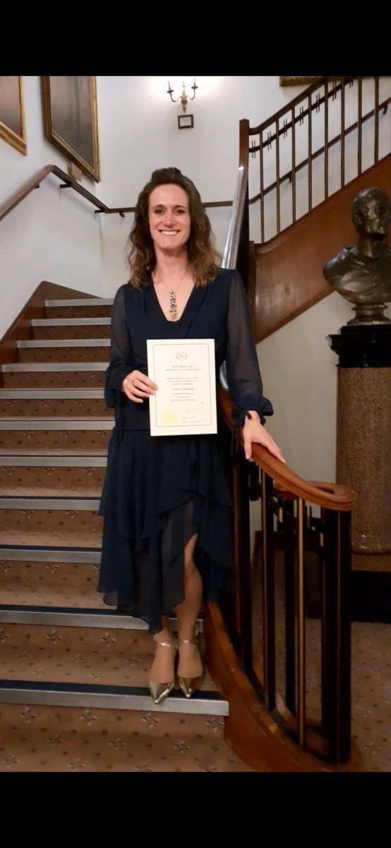 I had a fantastic night last night at the @AgLawUK AGM and dinner where I received my Fellowship certificate.  I'm feeling very proud!