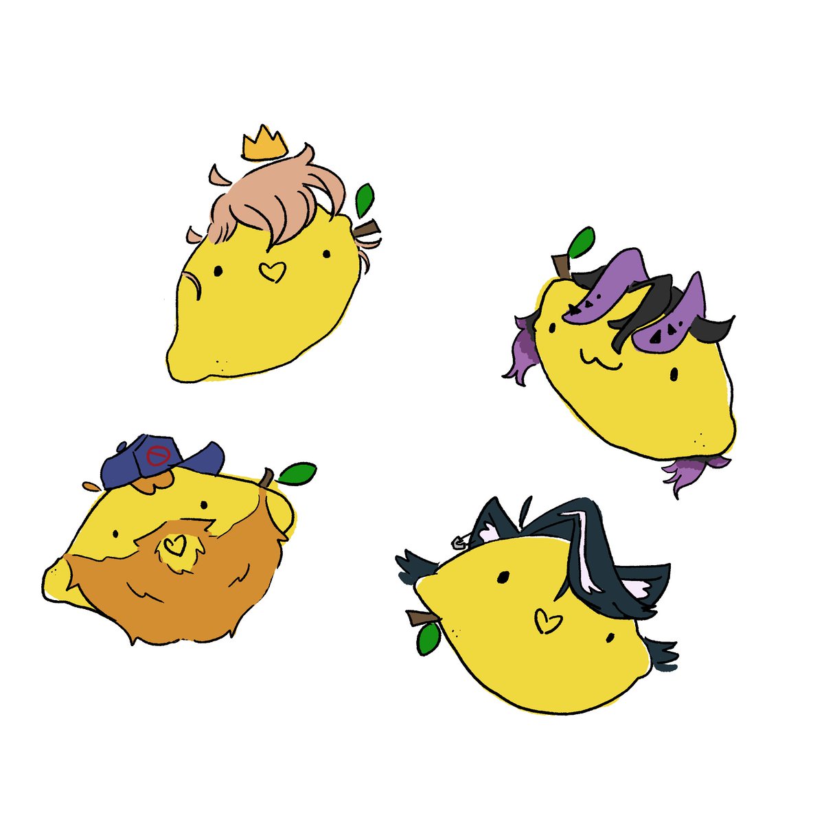 mtinks_'s tweet photo. me @Sleepy_Tsuki , @KasterKatt , and DillionMuse are lemons now. you cannot stop us @nme64_u 🍋🍋🍋 https://t.co/RO4vl6XEqL