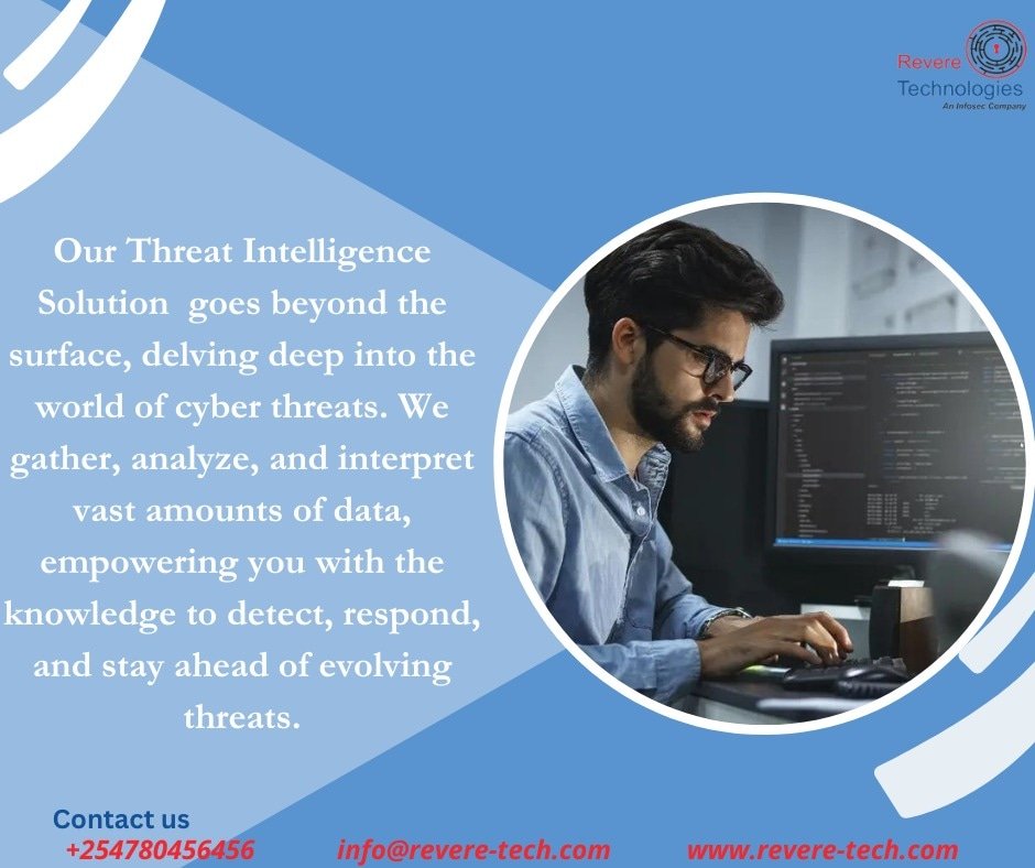 Harness the power of Revere Team's Threat Intelligence Solution and elevate your cybersecurity defenses to new heights! Stay secure, stay ahead! 🌟🔒💻

#Cybersecurity # infosec #ThreatIntelligenceService  #ProactiveDefense #CustomizedSolutions  #RealTimeMonitoring  #StaySecure