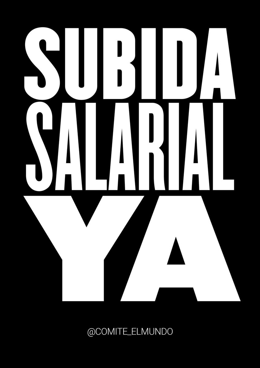 Buenos días. Hoy es nuestro décimo #MiércolesNegro y lo afrontamos con las mismas fuerzas que el primer día para exigir un trabajo digno y una subida salarial justa después de 15 años de congelación. 

Ánimo a todos los compañeros de todos los medios en lucha ⚫️⚫️⚫️