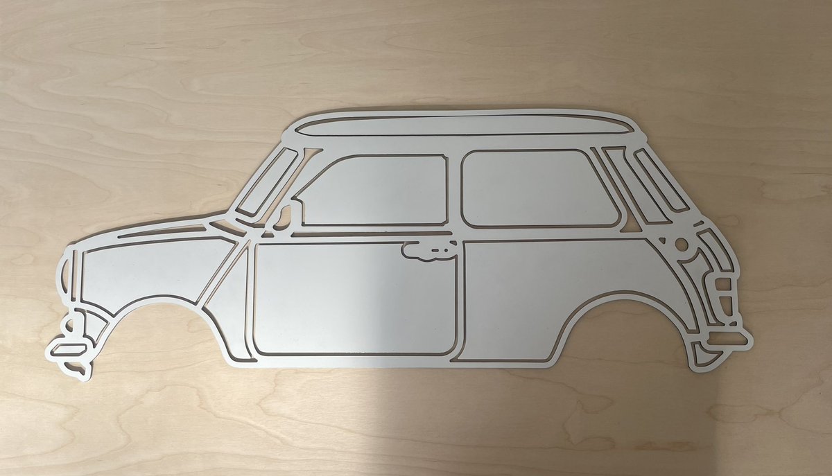 CncRecreative's tweet photo. It’s time for a Cool Wall, this won’t disappoint. 

Who wouldn’t want a bespoke piece of wall art like this? #MadeInHouse

Ideal for the #home #office #garage #ManCave #shed #workshop #barn #IndustrialUnit #ClassicCar #ClassicMini #Classics #silhouettes #WallArt #vehicles #cnc https://t.co/EMZMUSV8Fj