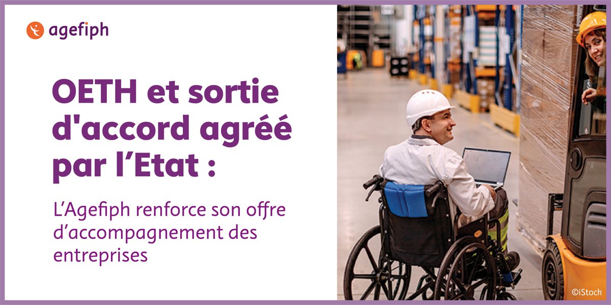 Nous adaptons notre offre pour mieux accompagner les entreprises dans le cadre de l'obligation d’emploi de travailleurs handicapés (OETH), notamment celles sortant d’accord agréé par l’Etat. bit.ly/43zkd4p