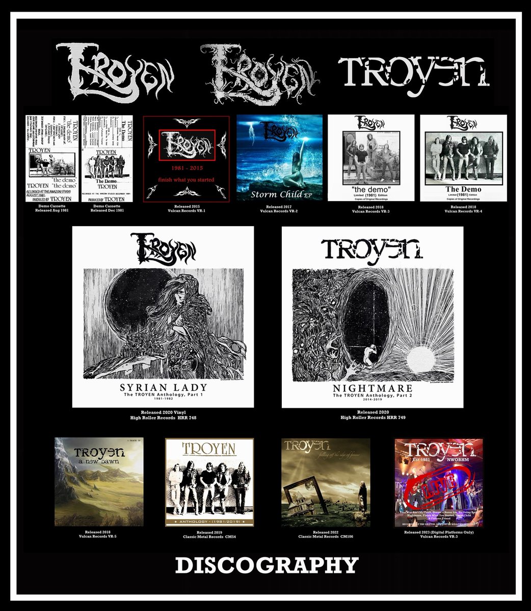 Troyen14's tweet photo. We're currently working on tracks for a new album due for release on Classic Metal Records in spring 2024. #newalbum #discography #nwobhmmusic #nwobhm #classicmetal #101drumsDB #customsnare #remodrums #ometecymbals #FenderGuitars #ibanez #prsguitars #warwickbasses #line6helix https://t.co/g6MQhpbBOt