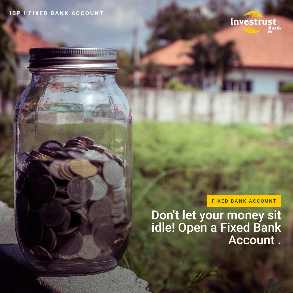 investrustbplc's tweet photo. Have a time-conscious savings target? Start your journey towards financial stability with our Fixed Bank Account. Whether it's for a short-term goal or long-term   planning, our account offers financial security and growth. Let's help you   sign up today. #FixedAccount #IBP https://t.co/pHFns7eRdr