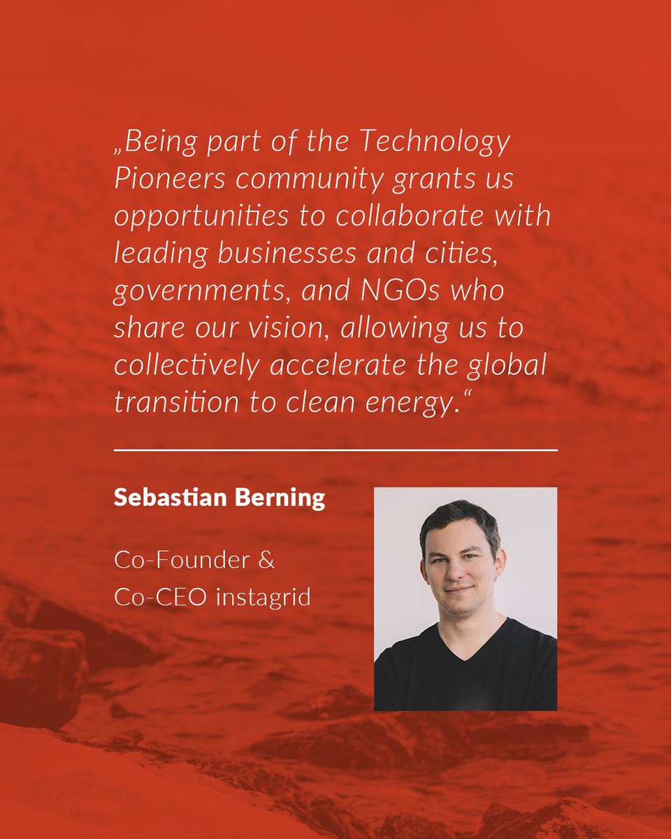 🎉 Exciting news! The World Economic Forum <a href="/wef/">World Economic Forum</a> has selected instagrid as a Technology Pioneer! We’re honored to join this visionary community and help shape the global agenda. Check out more at bit.ly/3p44zz6 #techpioneers23 #greenenergy #portablepower #instagridpower