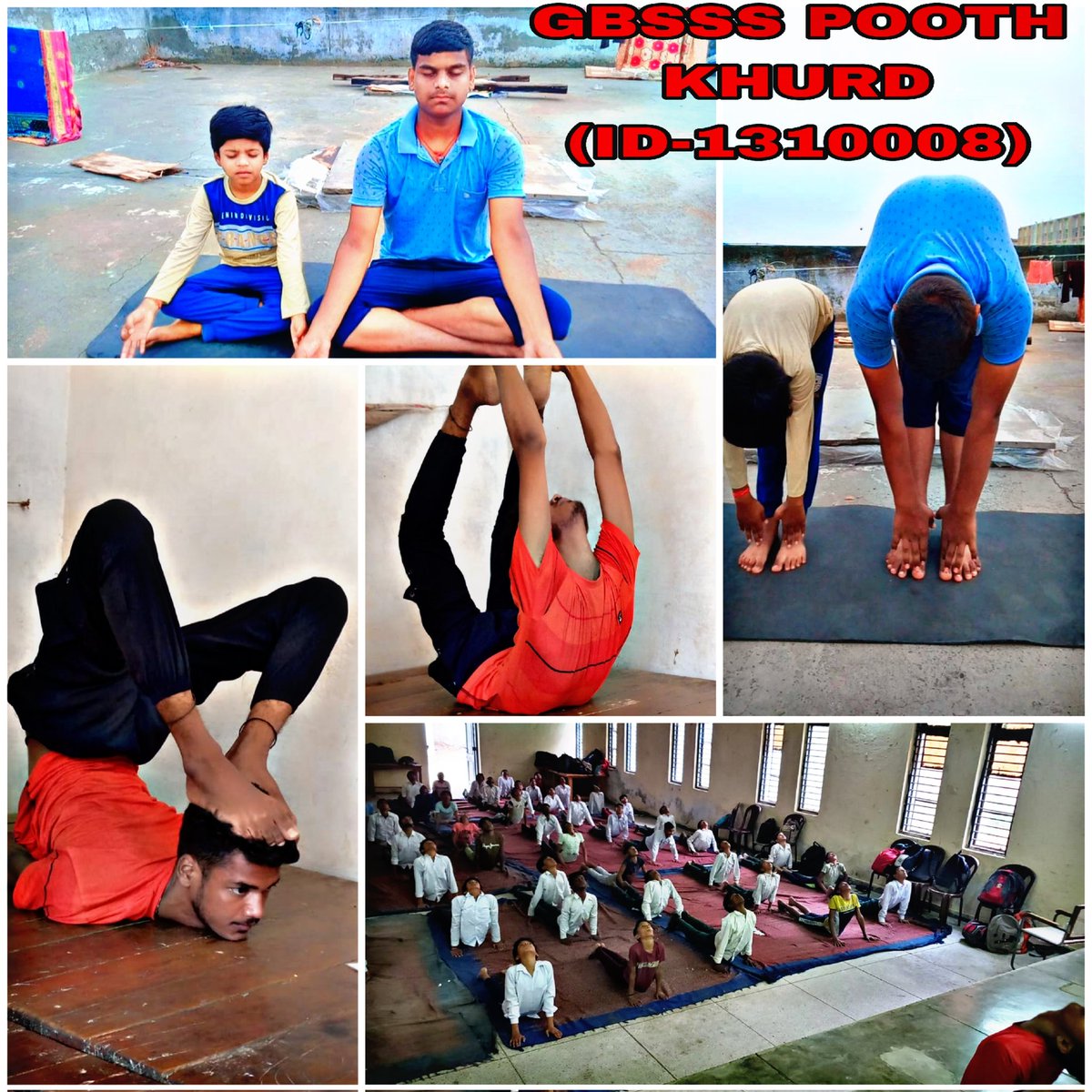G1310008's tweet photo. "Yoga for Vasudhaiva Kutumbakam" or "Yoga for the Welfare of All as One World-One Family."
Celebrating International Yoga Day at GBSSS Pooth Khurd,Delhi (School Id-1310008).
#InternationalDayofYoga2023 #gbsss1310008 #delhigovernmentschools  @Dir_Education https://t.co/QFj1wxoP3d