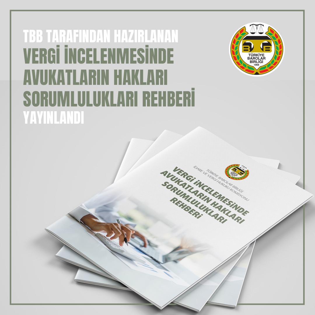 barolar's tweet photo. TBB Tarafından Hazırlanan Vergi İncelemesinde Avukatların Hakları Sorumlulukları Rehberi Yayınlandı

📖 https://t.co/pEMN1GR0xJ https://t.co/w4KfPEPoZf