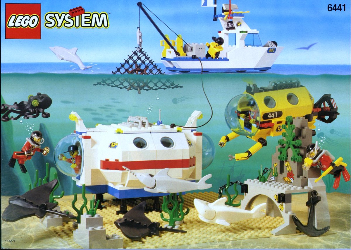 FIVE MEN ARE TRAPPED IN A SUBMARINE 900 MILES OFF THE COAST OF LEGO CITY