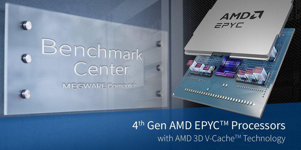 MegwareComputer's tweet image. U r looking for breakthrough performance &amp;amp; energy efficiency for your cloud native computing workloads? Test 4th Gen #AMDEPYC processors in our #BenchmarkCenter ! 
👉🏻 megware.com/en/partner/amd
More information at amd.com/en/solutions/d…
@AMD #GenoaX #TestDrive #Zen4c