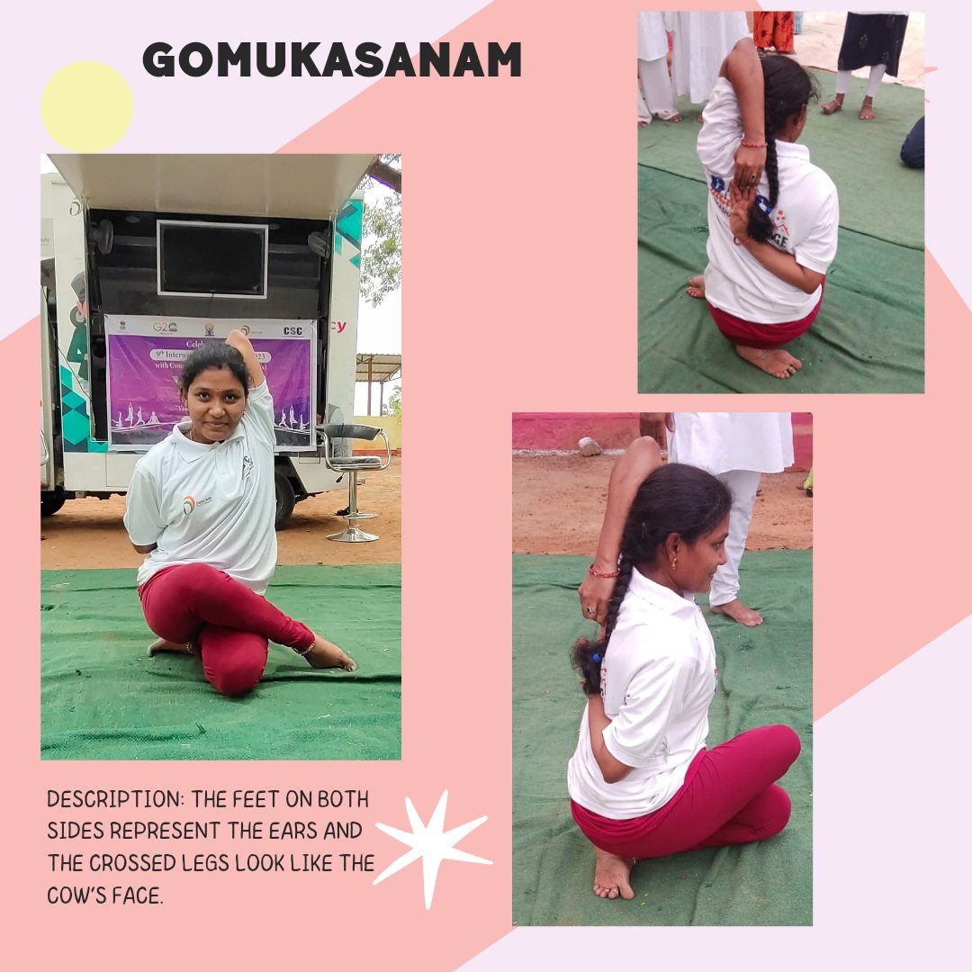 bethoju_task's tweet photo. CSC VLE Smt B Divya CSC ID: 221476660014 Bhupalpally Jayashankar District Telangana State 
@moayush
@CSCegov_
@CSCSPV_Health
#CSCpeYoga
#MyYogaMyPose
@CSCTelangana https://t.co/Y4BHLRN7BF