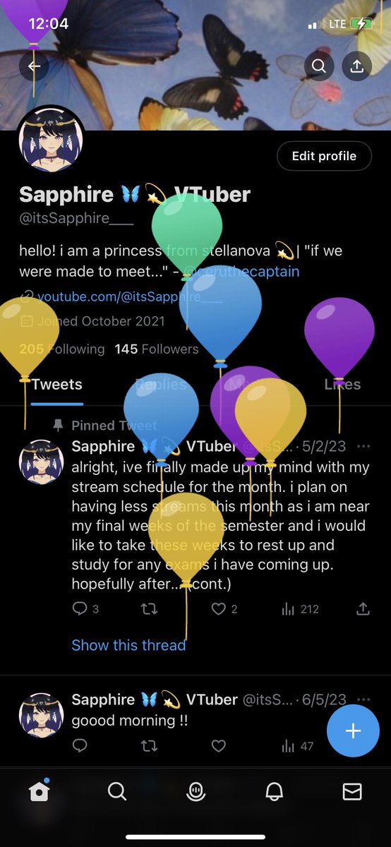 itsSapphire___'s tweet photo. YAYY BALLOONS !!!!!! https://t.co/rY3mDvDfMw