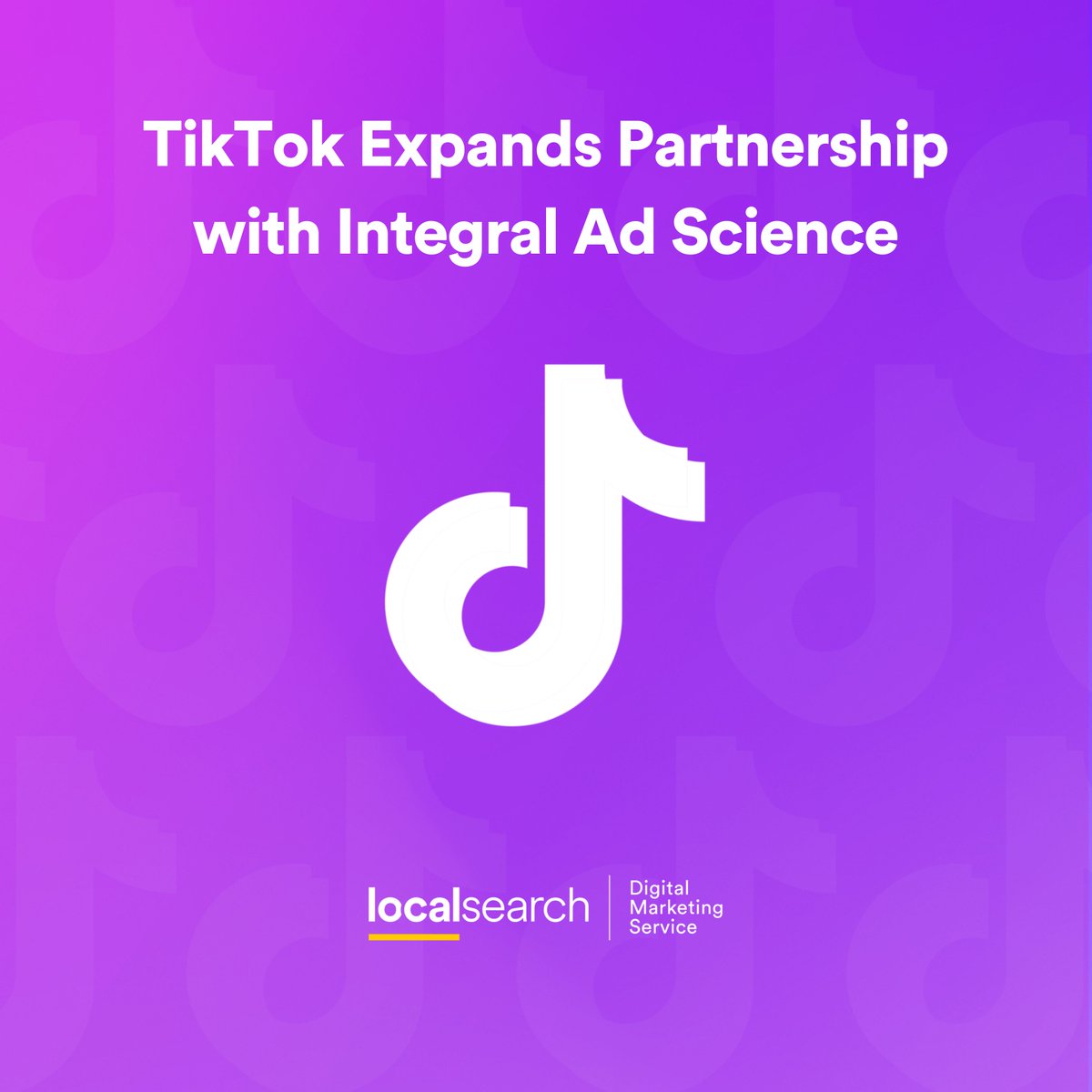 @TikTok has expanded its partnership with Integral Ad Science (IAS) to an additional 23 regions. This will provide independent assurance for TikTok marketers in regards to the performance and placement of their campaigns in the app.

#TikTokMarketing #SocialMedia