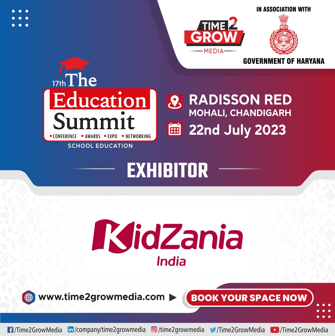 We are elated to welcome <a href="/KidZaniaIndia/">KidZania India</a> as an 𝗘𝘅𝗵𝗶𝗯𝗶𝘁𝗼𝗿 at the 17th edition of #TheEducationSummit in Chandigarh.

#Time2GrowMedia #TESChandigarh <a href="/cmohry/">CMO Haryana</a> <a href="/chkanwarpal/">Ch. Kanwar Pal</a> <a href="/HPSBRAR/">Harsuhinder Brar</a>
